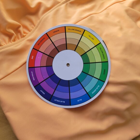 Old Navy Womens Swimsuit Extra Large One Piece Orange Lined Criss Cross ORA12E - Picture 13 of 13